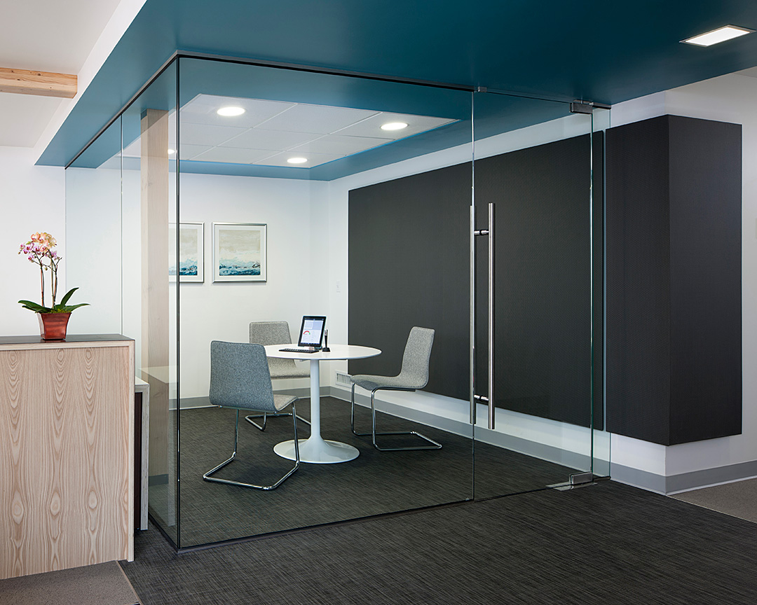 Dentist office consultation room