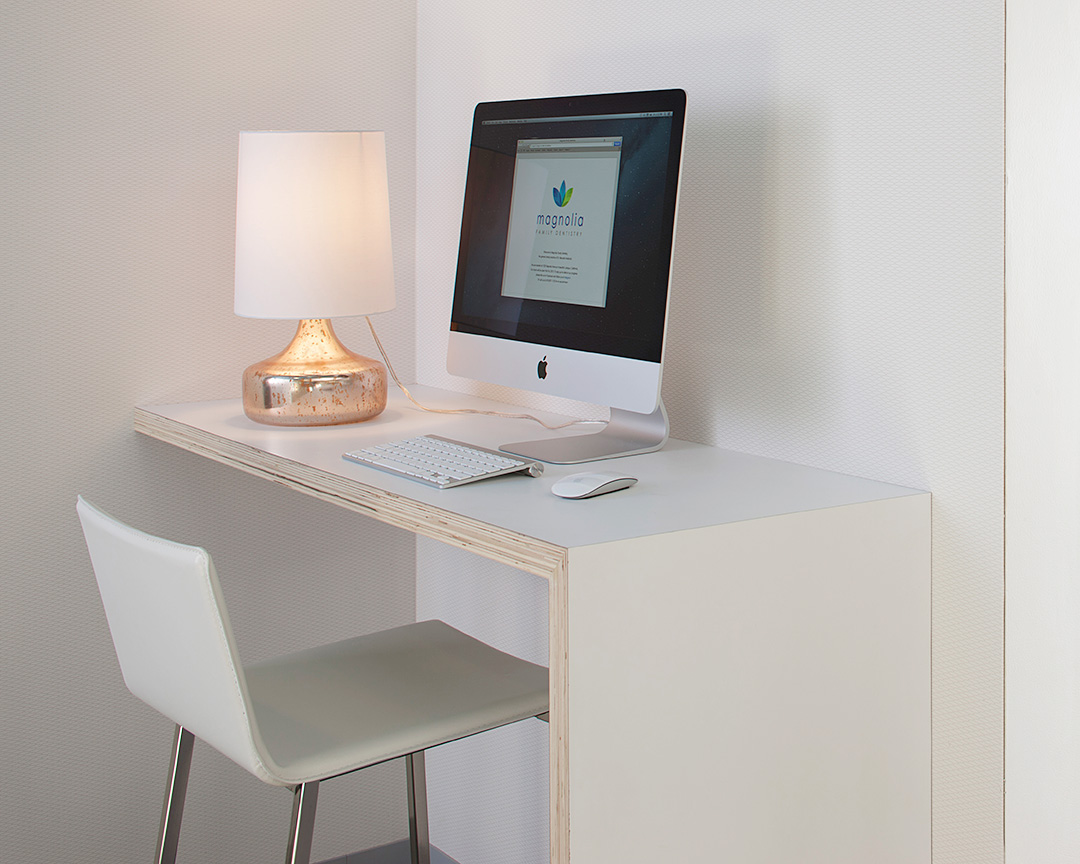 Magnolia Family Dentistry - Patient Computer Kiosk Patient computer kiosk dentist office